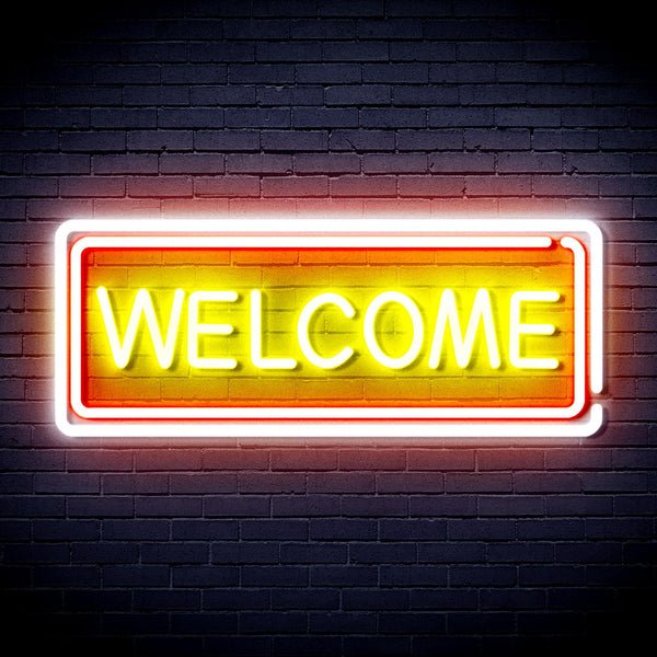 ADVPRO Welcome Ultra-Bright LED Neon Sign fnu0407 - Multi-Color 4