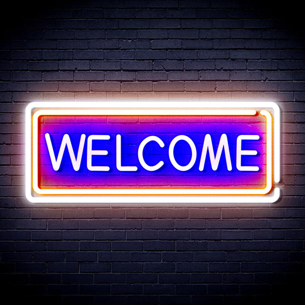 ADVPRO Welcome Ultra-Bright LED Neon Sign fnu0407 - Multi-Color 8