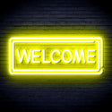 ADVPRO Welcome Ultra-Bright LED Neon Sign fnu0407 - Yellow