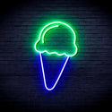 ADVPRO Ice-cream Ultra-Bright LED Neon Sign fnu0409 - Green & Blue