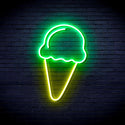 ADVPRO Ice-cream Ultra-Bright LED Neon Sign fnu0409 - Green & Yellow
