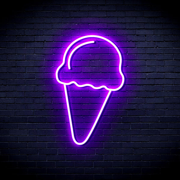 ADVPRO Ice-cream Ultra-Bright LED Neon Sign fnu0409 - Purple