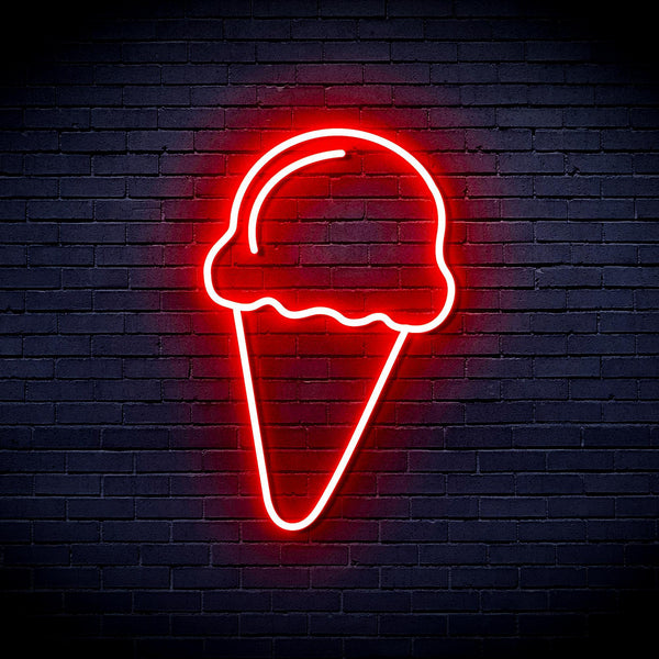 ADVPRO Ice-cream Ultra-Bright LED Neon Sign fnu0409 - Red