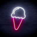 ADVPRO Ice-cream Ultra-Bright LED Neon Sign fnu0409 - White & Pink