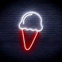 ADVPRO Ice-cream Ultra-Bright LED Neon Sign fnu0409 - White & Red