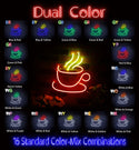 ADVPRO Tea or Coffee Ultra-Bright LED Neon Sign fnu0410 - Dual-Color