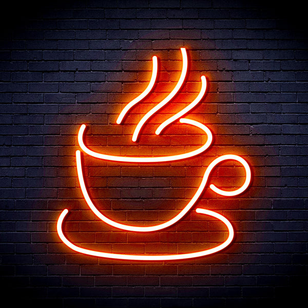 ADVPRO Tea or Coffee Ultra-Bright LED Neon Sign fnu0410 - Orange