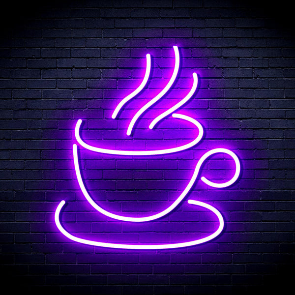 ADVPRO Tea or Coffee Ultra-Bright LED Neon Sign fnu0410 - Purple