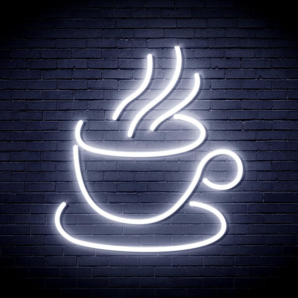 ADVPRO Tea or Coffee Ultra-Bright LED Neon Sign fnu0410 - White