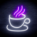 ADVPRO Tea or Coffee Ultra-Bright LED Neon Sign fnu0410 - White & Purple