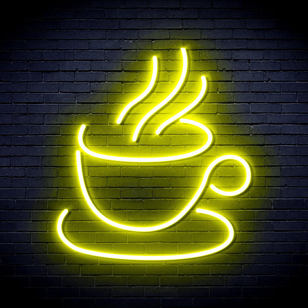 ADVPRO Tea or Coffee Ultra-Bright LED Neon Sign fnu0410 - Yellow
