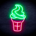 ADVPRO Ice-cream Cone Ultra-Bright LED Neon Sign fnu0411 - Green & Pink