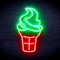 ADVPRO Ice-cream Cone Ultra-Bright LED Neon Sign fnu0411 - Green & Red