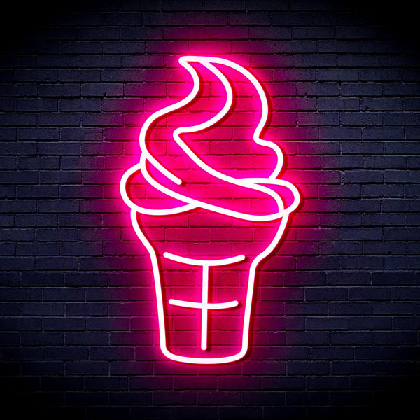 ADVPRO Ice-cream Cone Ultra-Bright LED Neon Sign fnu0411 - Pink