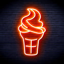 ADVPRO Ice-cream Cone Ultra-Bright LED Neon Sign fnu0411 - Orange