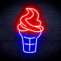 ADVPRO Ice-cream Cone Ultra-Bright LED Neon Sign fnu0411 - Red & Blue