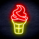 ADVPRO Ice-cream Cone Ultra-Bright LED Neon Sign fnu0411 - Red & Yellow