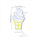 ADVPRO Ice-cream Cone Ultra-Bright LED Neon Sign fnu0411 - Size