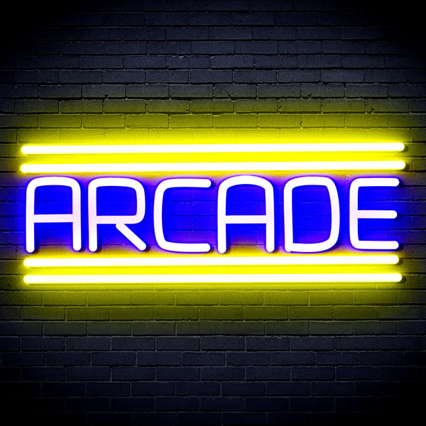ADVPRO Arcade Ultra-Bright LED Neon Sign fnu0412 - Blue & Yellow