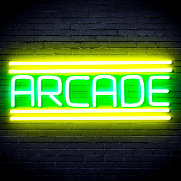 ADVPRO Arcade Ultra-Bright LED Neon Sign fnu0412 - Green & Yellow