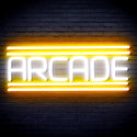 ADVPRO Arcade Ultra-Bright LED Neon Sign fnu0412 - White & Golden Yellow