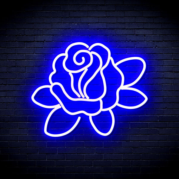 ADVPRO Rose Ultra-Bright LED Neon Sign fnu0413 - Blue