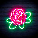 ADVPRO Rose Ultra-Bright LED Neon Sign fnu0413 - Green & Pink