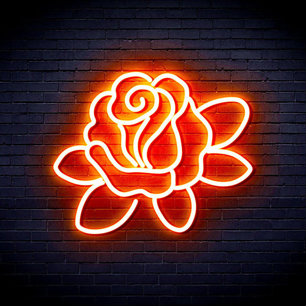 ADVPRO Rose Ultra-Bright LED Neon Sign fnu0413 - Orange
