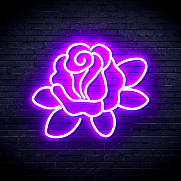 ADVPRO Rose Ultra-Bright LED Neon Sign fnu0413 - Purple