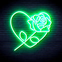 ADVPRO Rosw with Heart Ultra-Bright LED Neon Sign fnu0414 - Golden Yellow