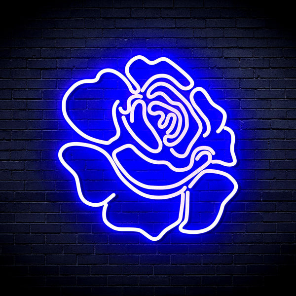 ADVPRO Rose Ultra-Bright LED Neon Sign fnu0415 - Blue