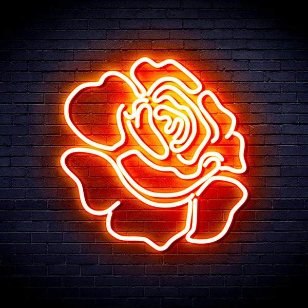 ADVPRO Rose Ultra-Bright LED Neon Sign fnu0415 - Orange