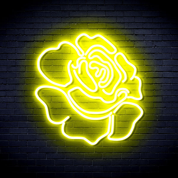 ADVPRO Rose Ultra-Bright LED Neon Sign fnu0415 - Yellow