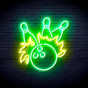 ADVPRO Bowling Ultra-Bright LED Neon Sign fnu0416 - Green & Yellow