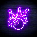 ADVPRO Bowling Ultra-Bright LED Neon Sign fnu0416 - Purple
