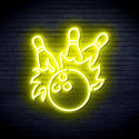 ADVPRO Bowling Ultra-Bright LED Neon Sign fnu0416 - Yellow