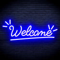 ADVPRO Welcome Ultra-Bright LED Neon Sign fnu0419 - Blue