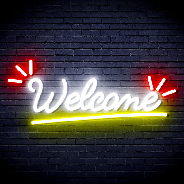 ADVPRO Welcome Ultra-Bright LED Neon Sign fnu0419 - Multi-Color 5
