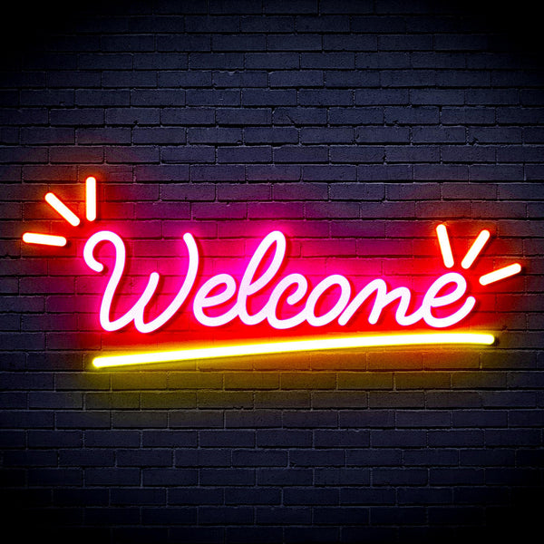 ADVPRO Welcome Ultra-Bright LED Neon Sign fnu0419 - Multi-Color 6
