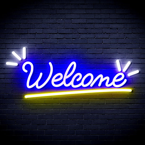 ADVPRO Welcome Ultra-Bright LED Neon Sign fnu0419 - Multi-Color 7
