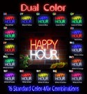 ADVPRO Happy Hour Ultra-Bright LED Neon Sign fnu0420 - Dual-Color