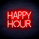 ADVPRO Happy Hour Ultra-Bright LED Neon Sign fnu0420 - Red