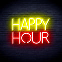 ADVPRO Happy Hour Ultra-Bright LED Neon Sign fnu0420 - Red & Yellow