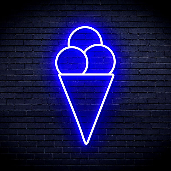 ADVPRO Ice-cream Ultra-Bright LED Neon Sign fnu0421 - Blue