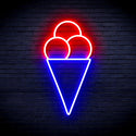 ADVPRO Ice-cream Ultra-Bright LED Neon Sign fnu0421 - Blue & Red