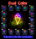 ADVPRO Ice-cream Ultra-Bright LED Neon Sign fnu0421 - Dual-Color