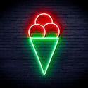 ADVPRO Ice-cream Ultra-Bright LED Neon Sign fnu0421 - Green & Red