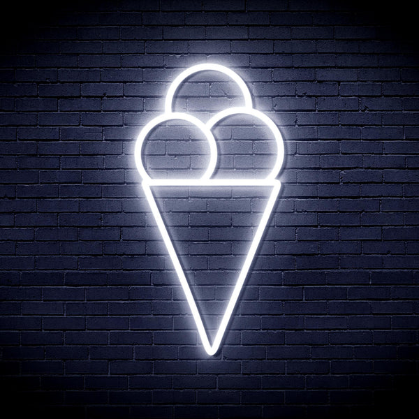 ADVPRO Ice-cream Ultra-Bright LED Neon Sign fnu0421 - White
