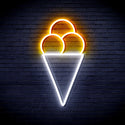 ADVPRO Ice-cream Ultra-Bright LED Neon Sign fnu0421 - White & Golden Yellow