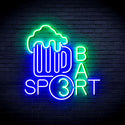 ADVPRO Sport Bar with Beer Mug Ultra-Bright LED Neon Sign fnu0422 - Green & Blue
